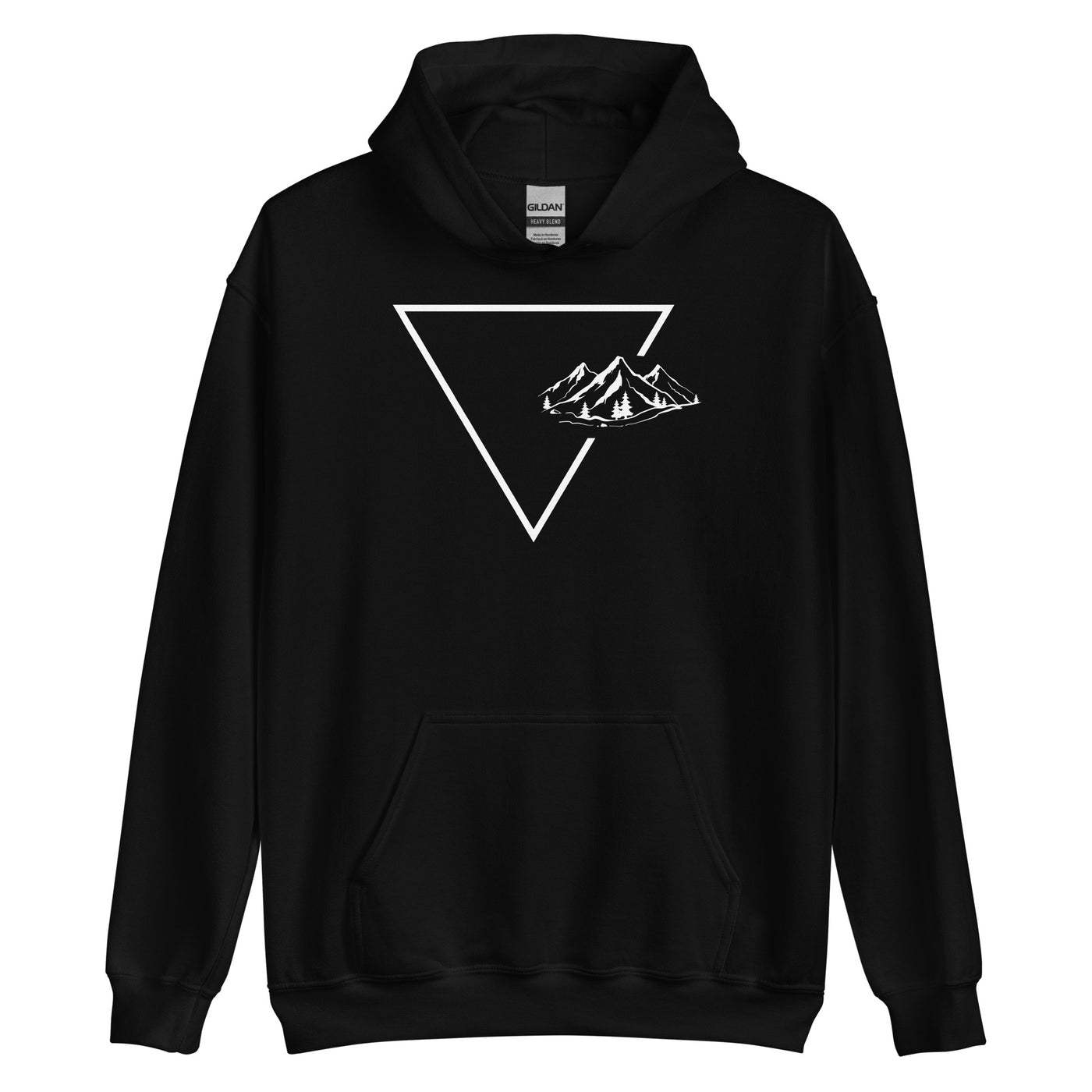 Dreieck 1 und Berge - Unisex Hoodie berge xxx yyy zzz Black