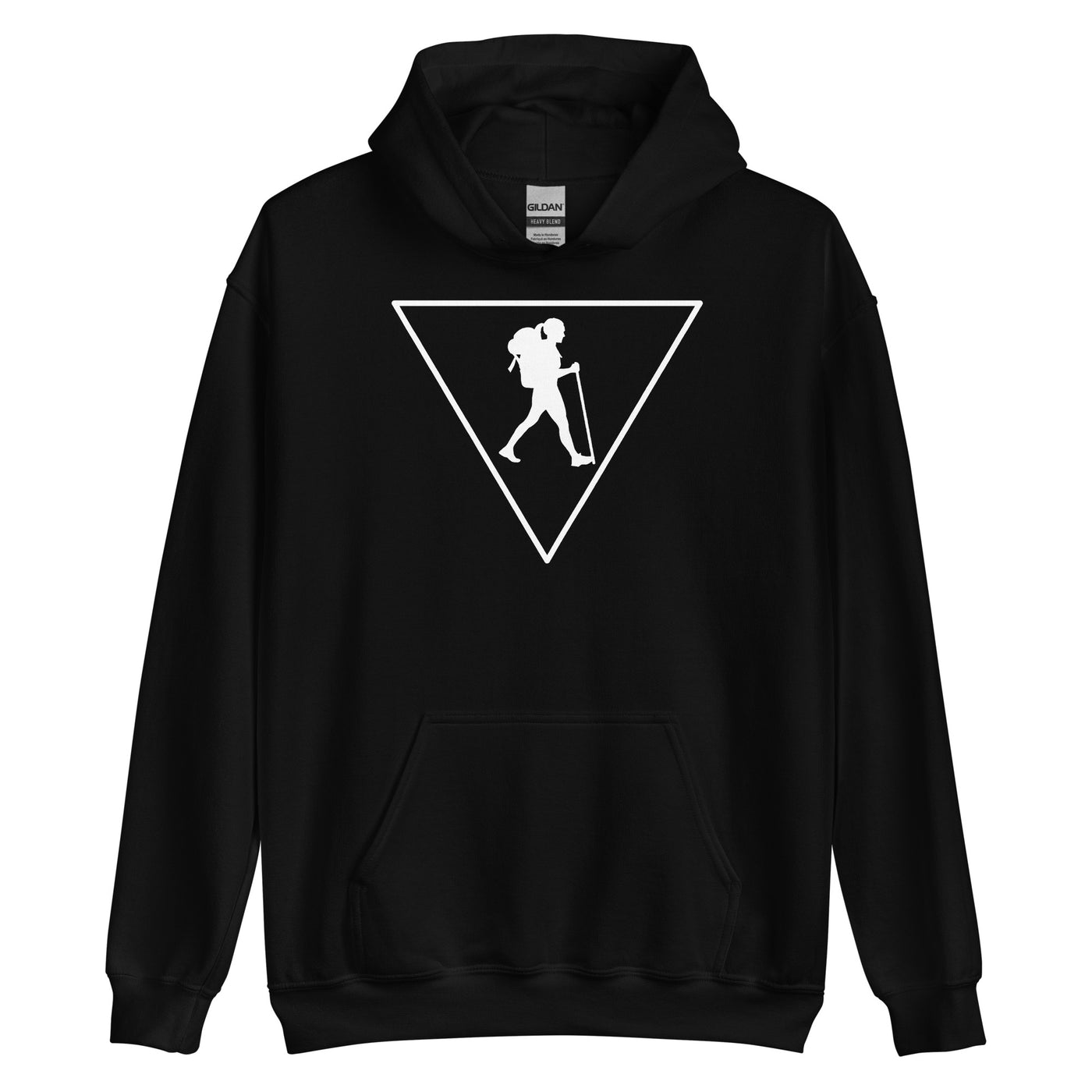 Dreieck und Wandern - (W) - Unisex Hoodie wandern xxx yyy zzz Black