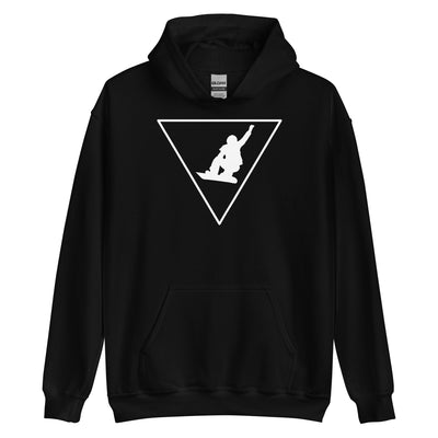 Dreieck und Snowboarding - Unisex Hoodie snowboarden xxx yyy zzz Black