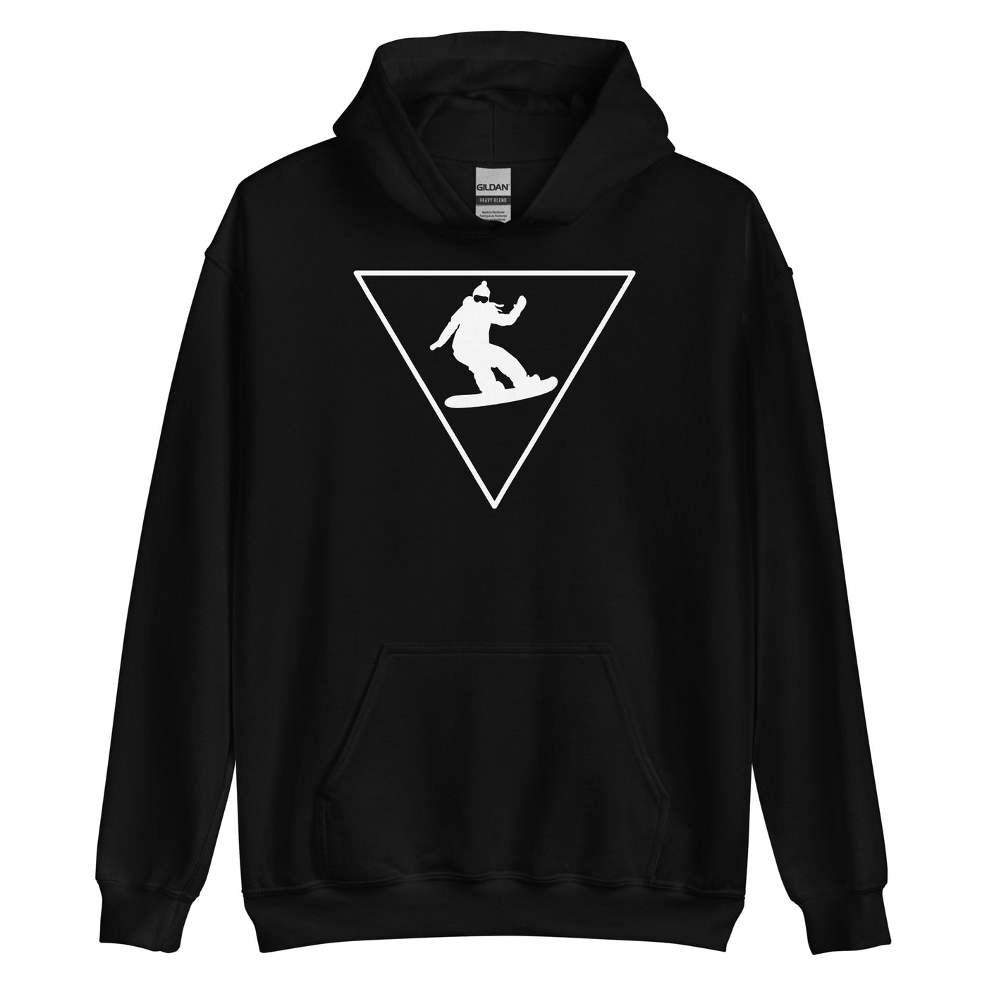 Dreieck und Snowboarding - Unisex Hoodie snowboarden xxx yyy zzz Black