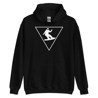 Dreieck und Snowboarding - Unisex Hoodie snowboarden xxx yyy zzz Black