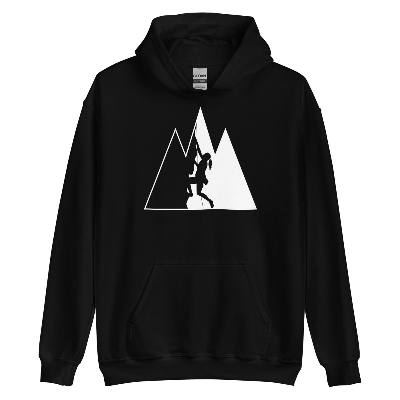 Dreieck Berge und Klettern - Unisex Hoodie klettern xxx yyy zzz Black