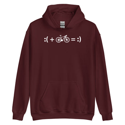 Emoji - Cycling - Unisex Hoodie fahrrad Maroon