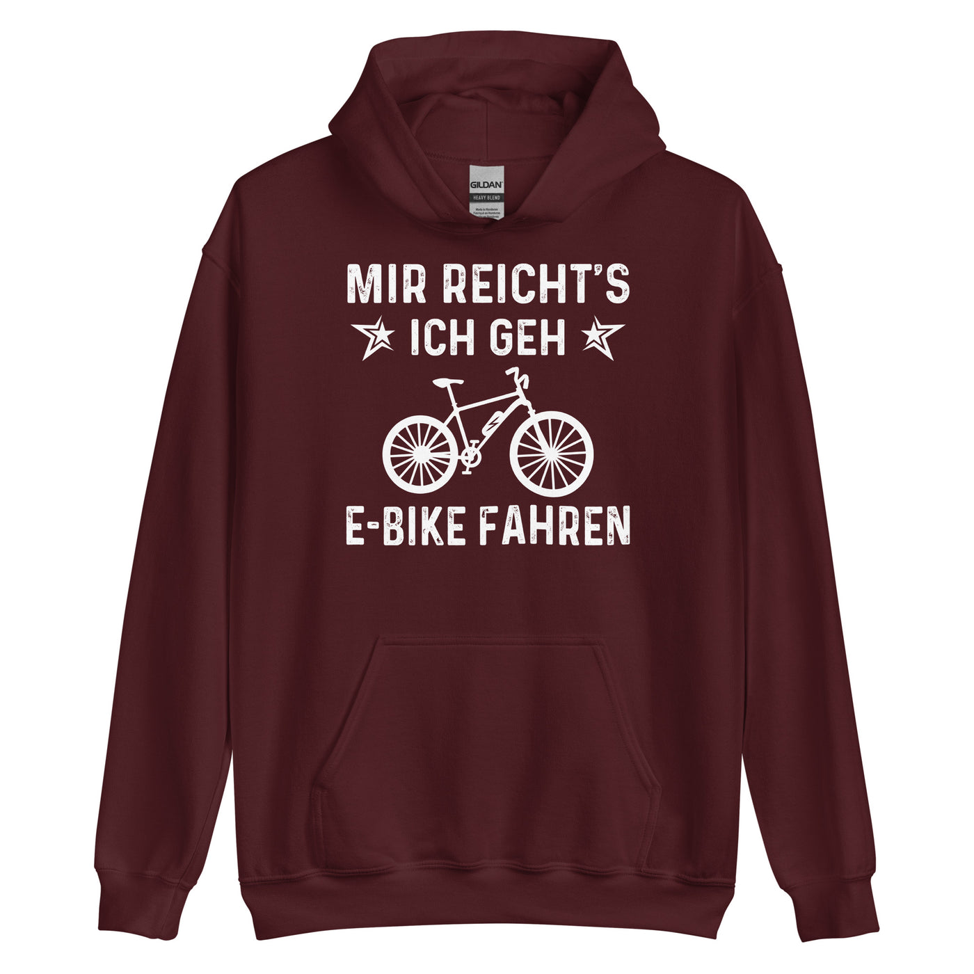 Mir Reicht's Ich Gen E-Bike Fahren - Unisex Hoodie e-bike xxx yyy zzz Maroon