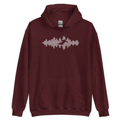 Schallwellen - Skifahren - Unisex Hoodie klettern ski xxx yyy zzz Maroon