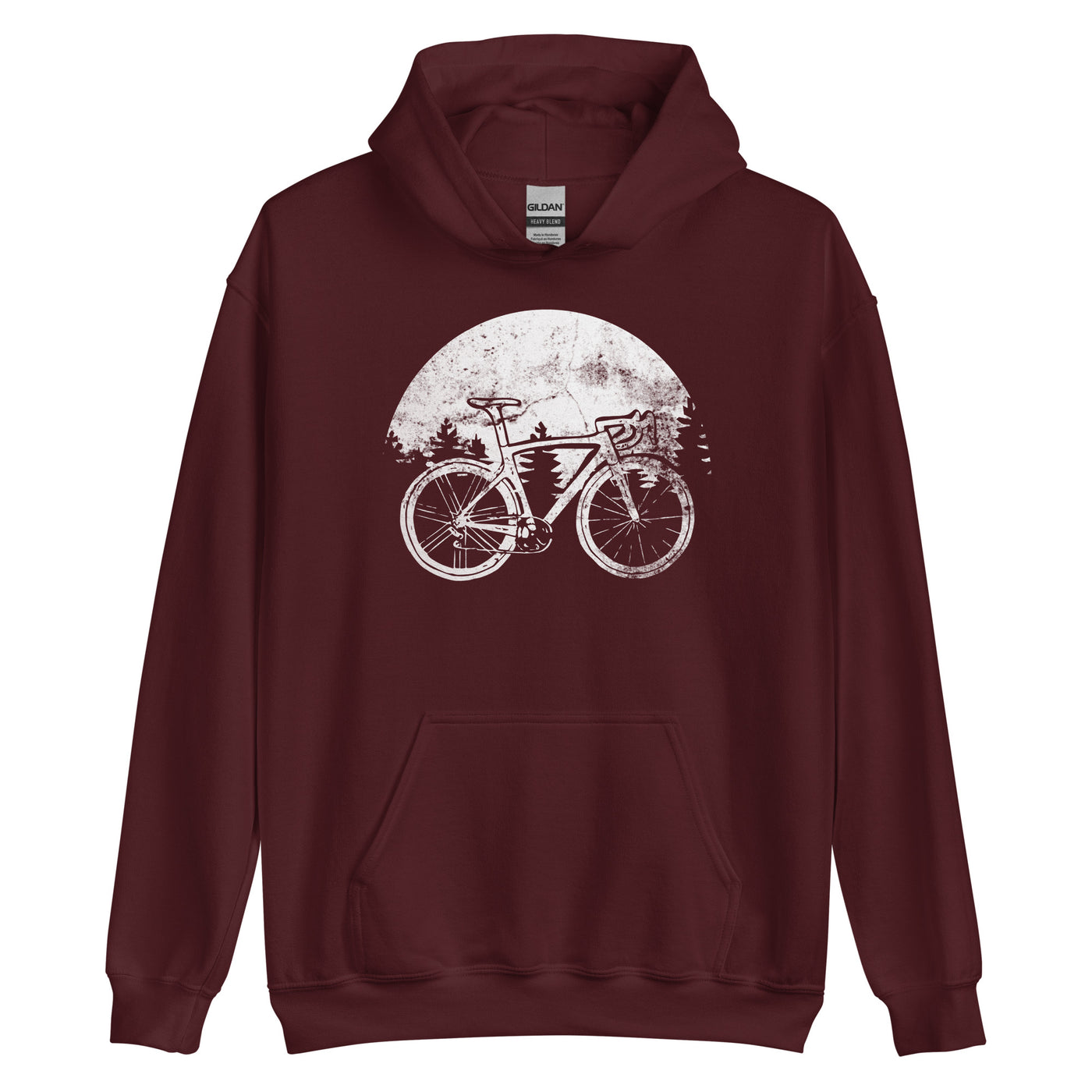 Sonne - Radfahren - - Unisex Hoodie fahrrad xxx yyy zzz Maroon