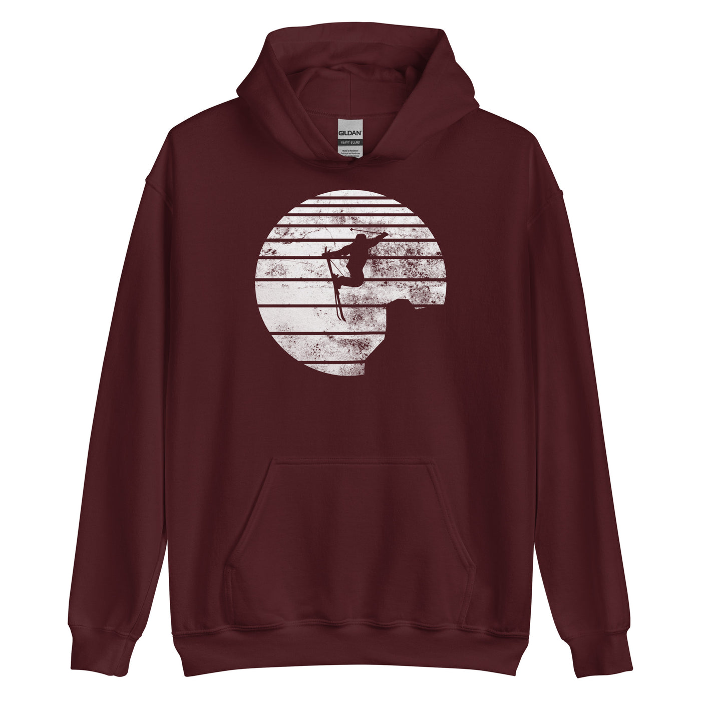 Sonne - Skifahren - Unisex Hoodie klettern ski xxx yyy zzz Maroon