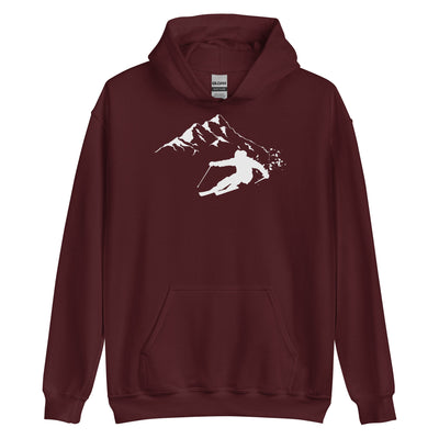 Tiefschnee Skier - Unisex Hoodie klettern ski xxx yyy zzz Maroon