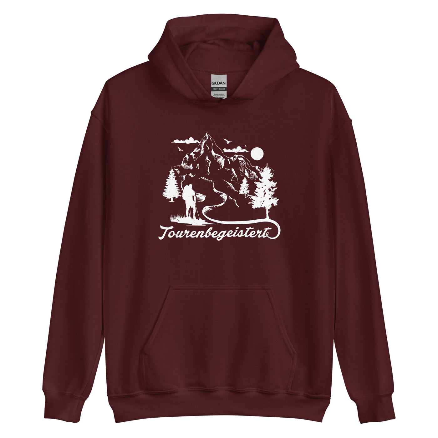 Tourenbegeistert - Unisex Hoodie wandern xxx yyy zzz Maroon