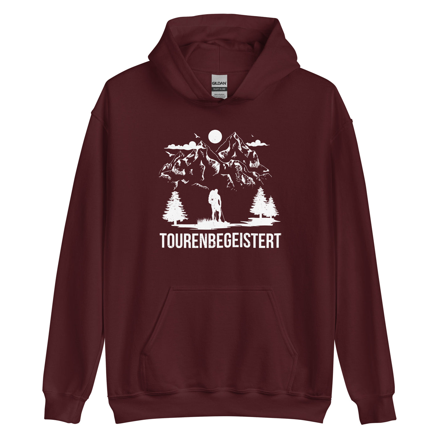 Tourenbegeisterung - Unisex Hoodie wandern xxx yyy zzz Maroon