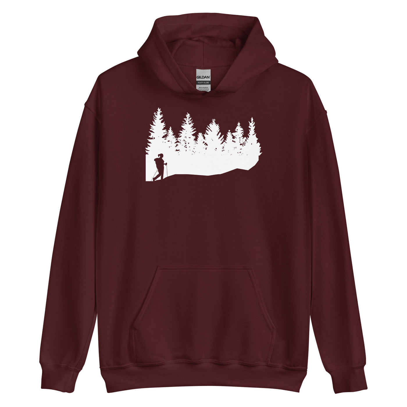 Bäume - Wandern - Unisex Hoodie wandern xxx yyy zzz Maroon