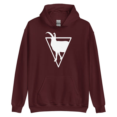 Triagnle - Goat - Unisex Hoodie berge xxx yyy zzz Maroon