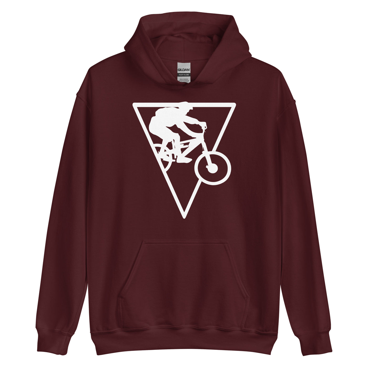 Dreieck - Radfahren - Unisex Hoodie fahrrad xxx yyy zzz Maroon