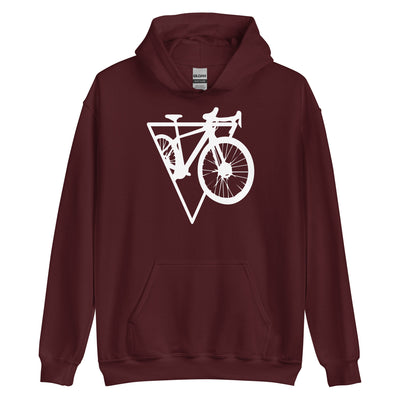 Dreieck - Radfahren - Unisex Hoodie fahrrad xxx yyy zzz Maroon