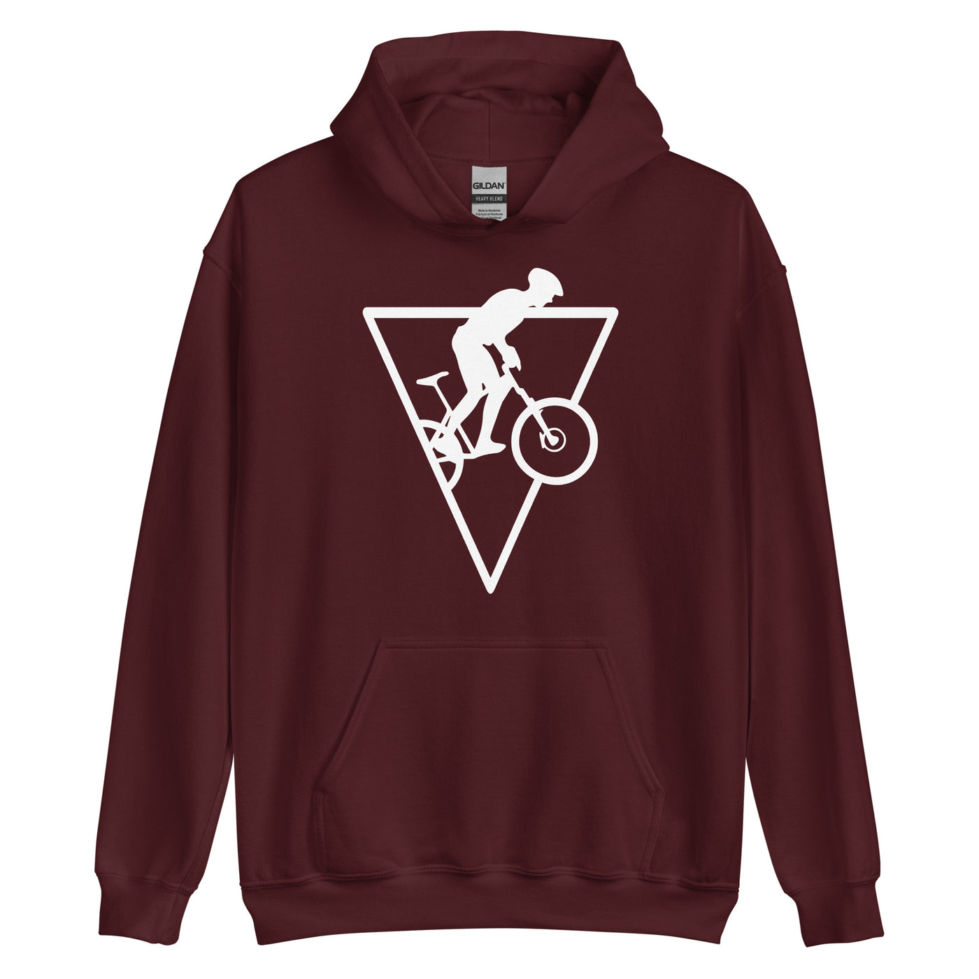 Dreieck - Radfahren - Unisex Hoodie fahrrad xxx yyy zzz Maroon