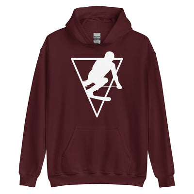 Dreieck - Skifahren - Unisex Hoodie klettern ski xxx yyy zzz Maroon