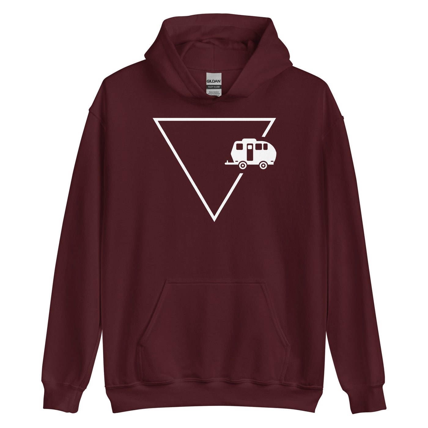 Dreieck 1 und Camping - Unisex Hoodie camping xxx yyy zzz Maroon