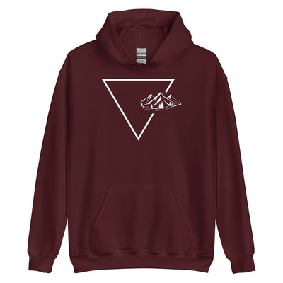 Dreieck 1 und Berge - Unisex Hoodie berge xxx yyy zzz Maroon