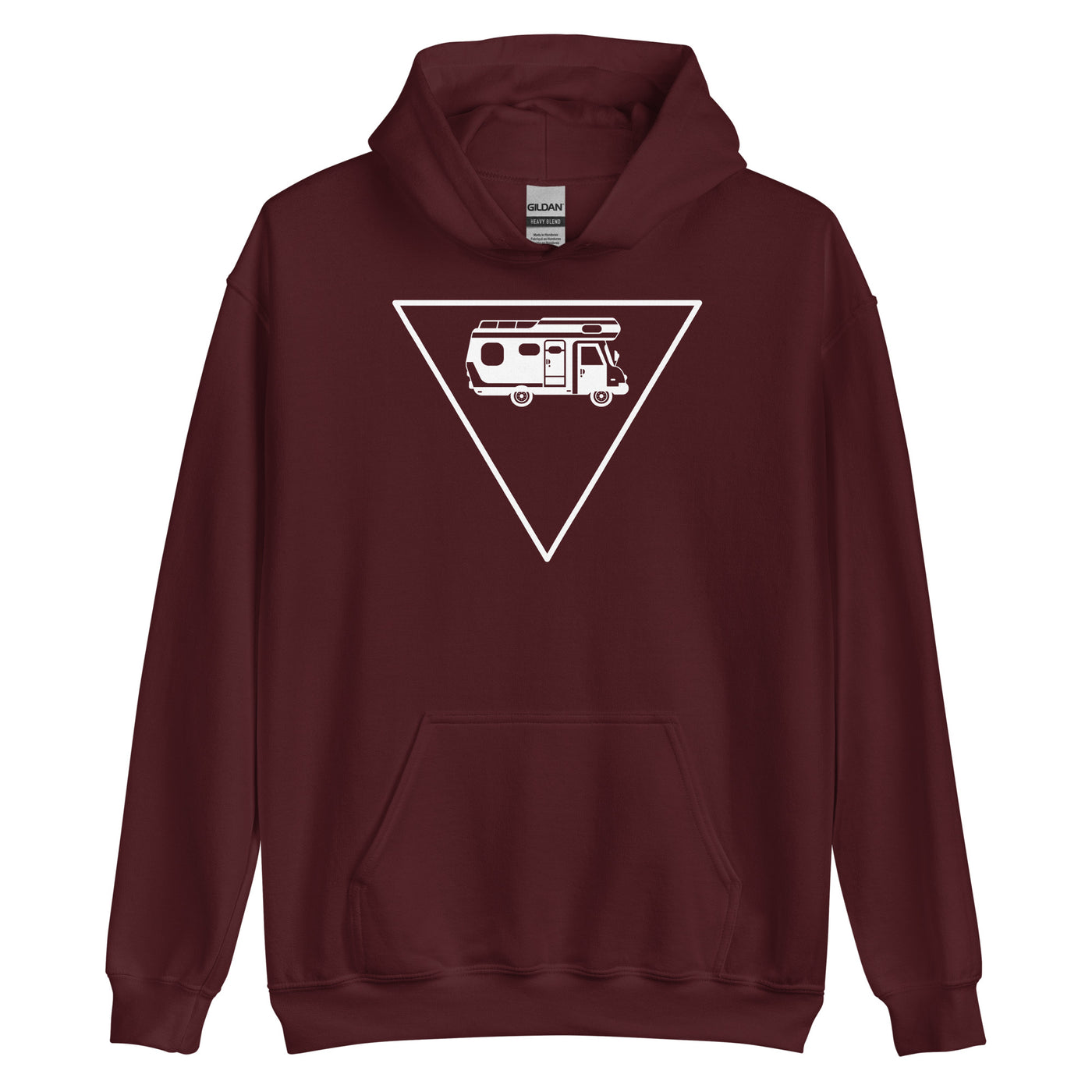 Dreieck und Camping - Unisex Hoodie camping xxx yyy zzz Maroon