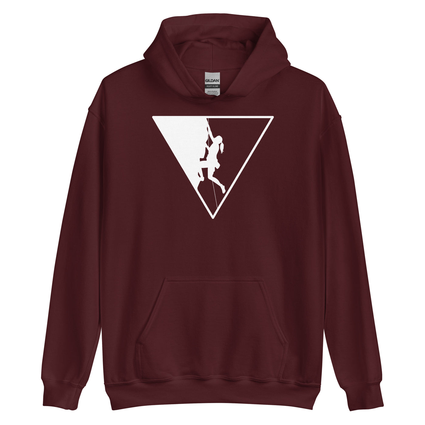 Dreieck und Klettern - Unisex Hoodie klettern xxx yyy zzz Maroon