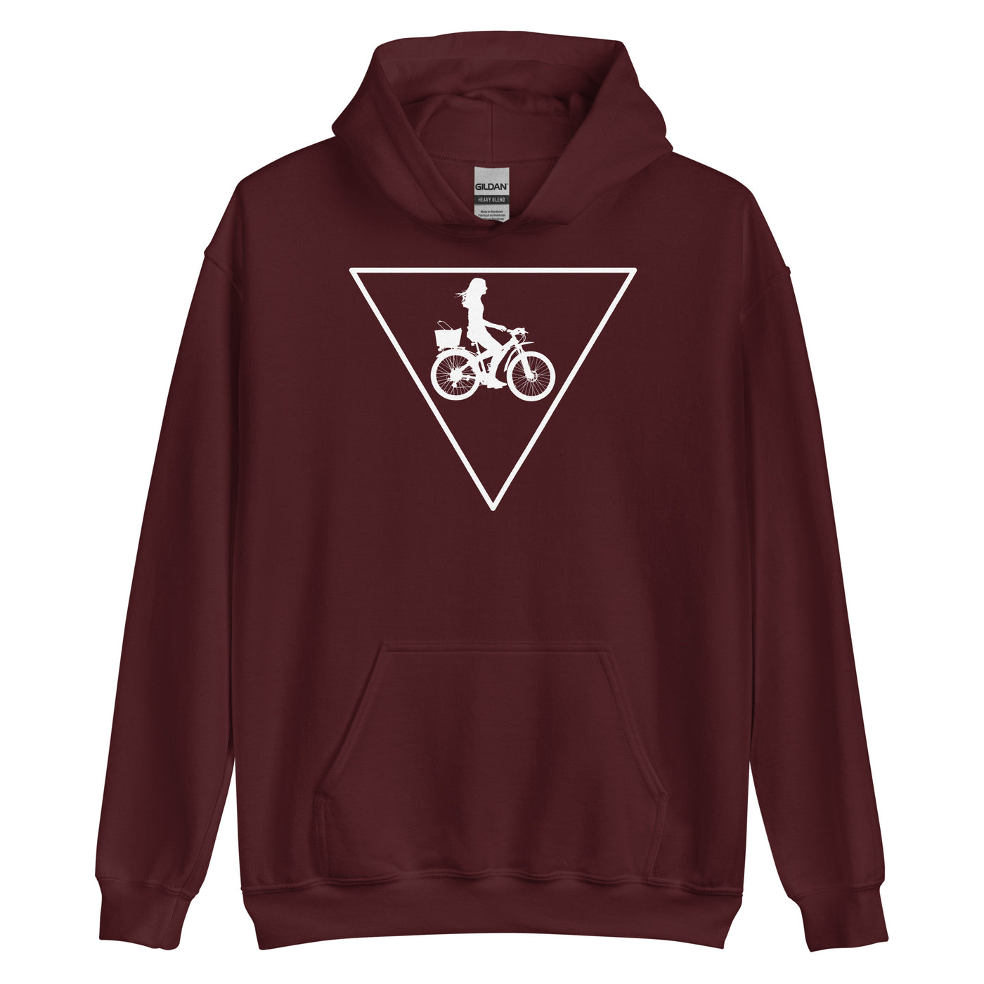 Dreieck und Radfahren - - Unisex Hoodie fahrrad xxx yyy zzz Maroon