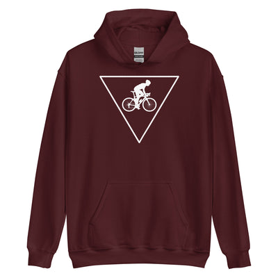 Dreieck und Radfahren - (F) - Unisex Hoodie fahrrad xxx yyy zzz Maroon