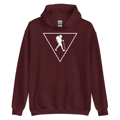 Dreieck und Wandern - Unisex Hoodie wandern xxx yyy zzz Maroon