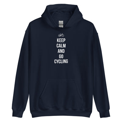 Keep calm and go cycling - Unisex Hoodie fahrrad xxx yyy zzz Navy