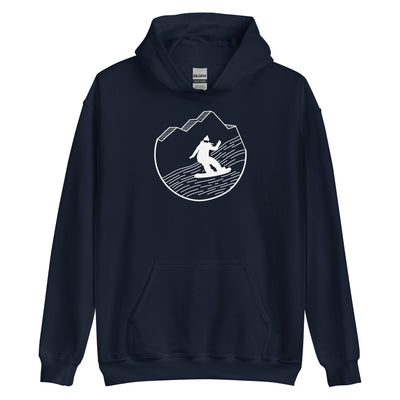 Snowboarding - (15) - Unisex Hoodie snowboarden xxx yyy zzz Navy