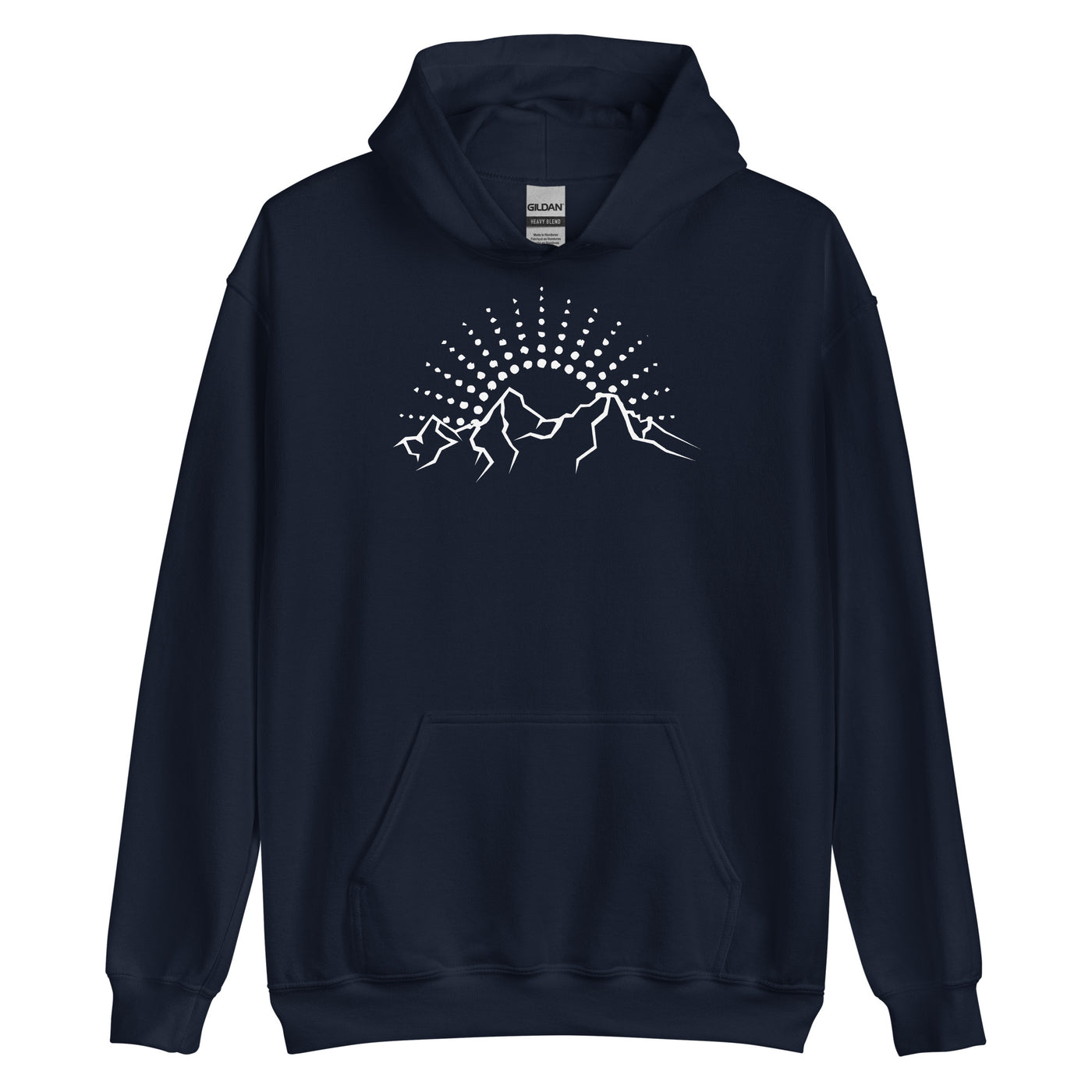 Sonne_-_Berge_(B)(2) - Unisex Heavy Blend Hoodie | Gildan 18500 xxx yyy zzz Navy