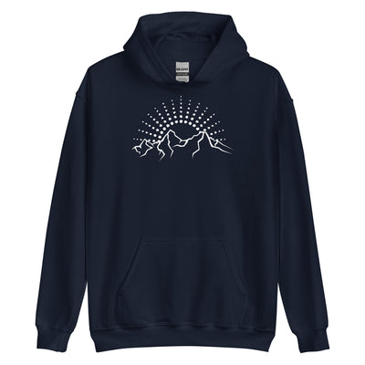 Sonne - Berge - Unisex Hoodie berge xxx yyy zzz Navy