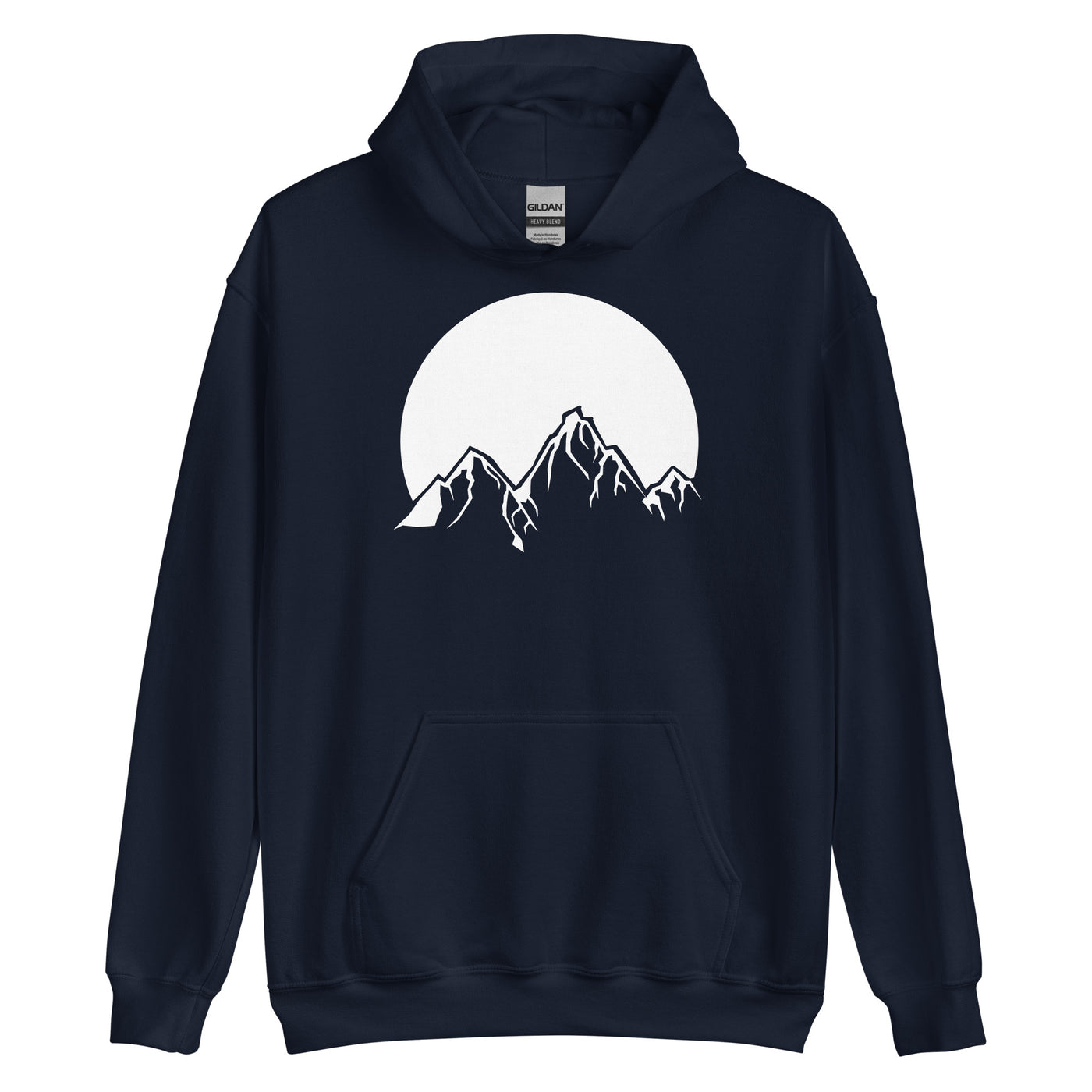 Sonne_-_Berge_-_(B) - Unisex Heavy Blend Hoodie | Gildan 18500 xxx yyy zzz Navy