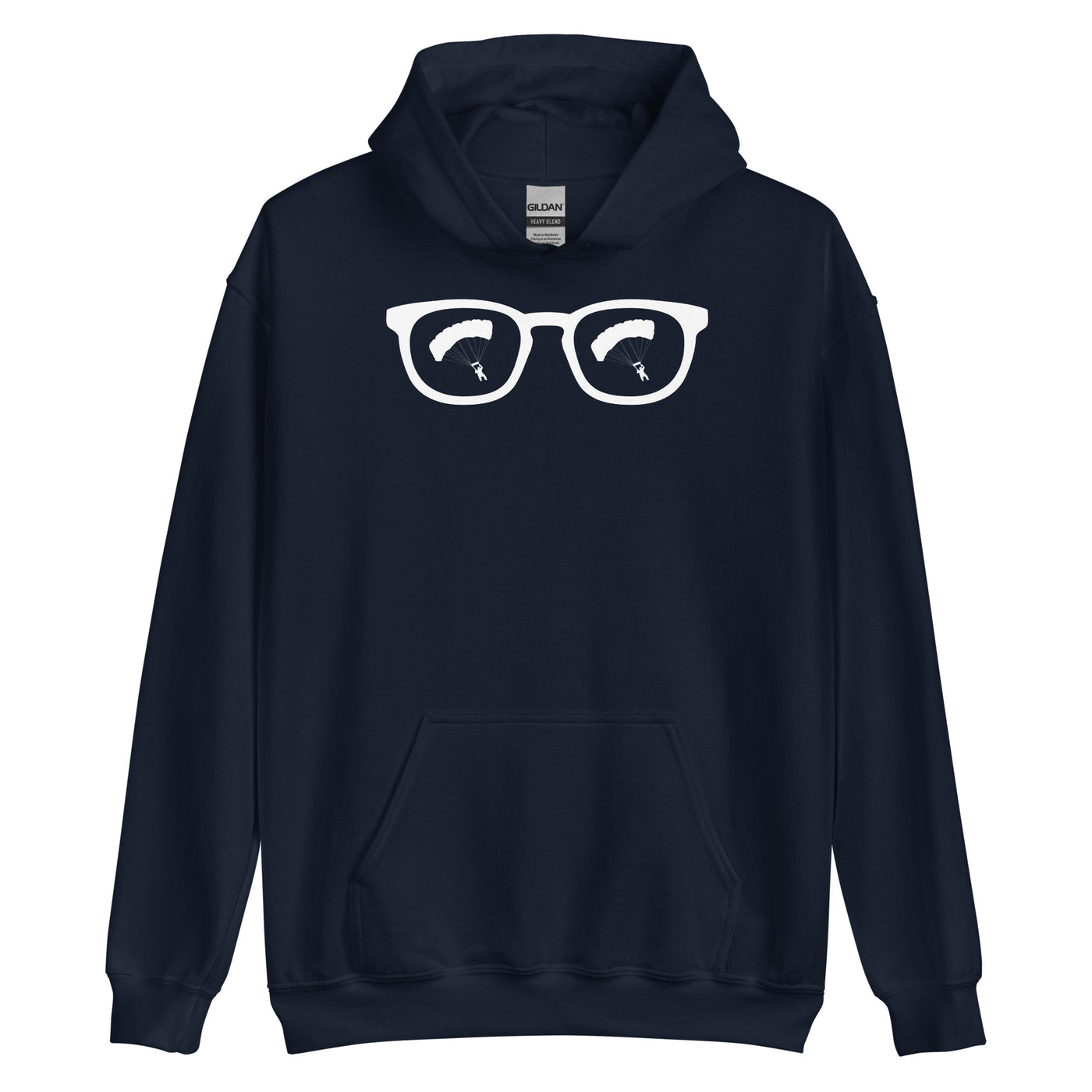 Sonnenbrille und Paragleiten - Unisex Hoodie berge xxx yyy zzz Navy