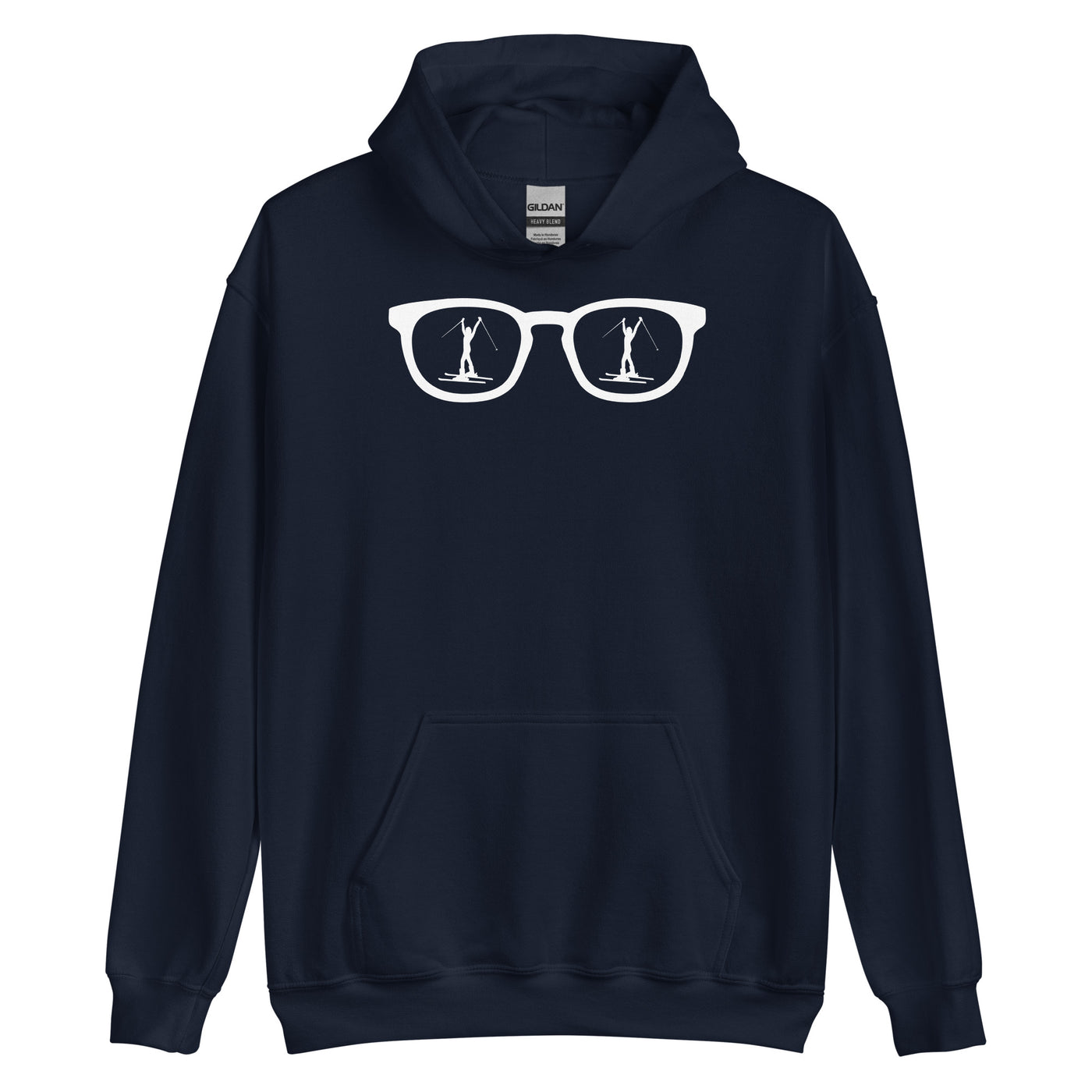 Sonnenbrille und Skifahren 1 - Unisex Hoodie klettern ski xxx yyy zzz Navy