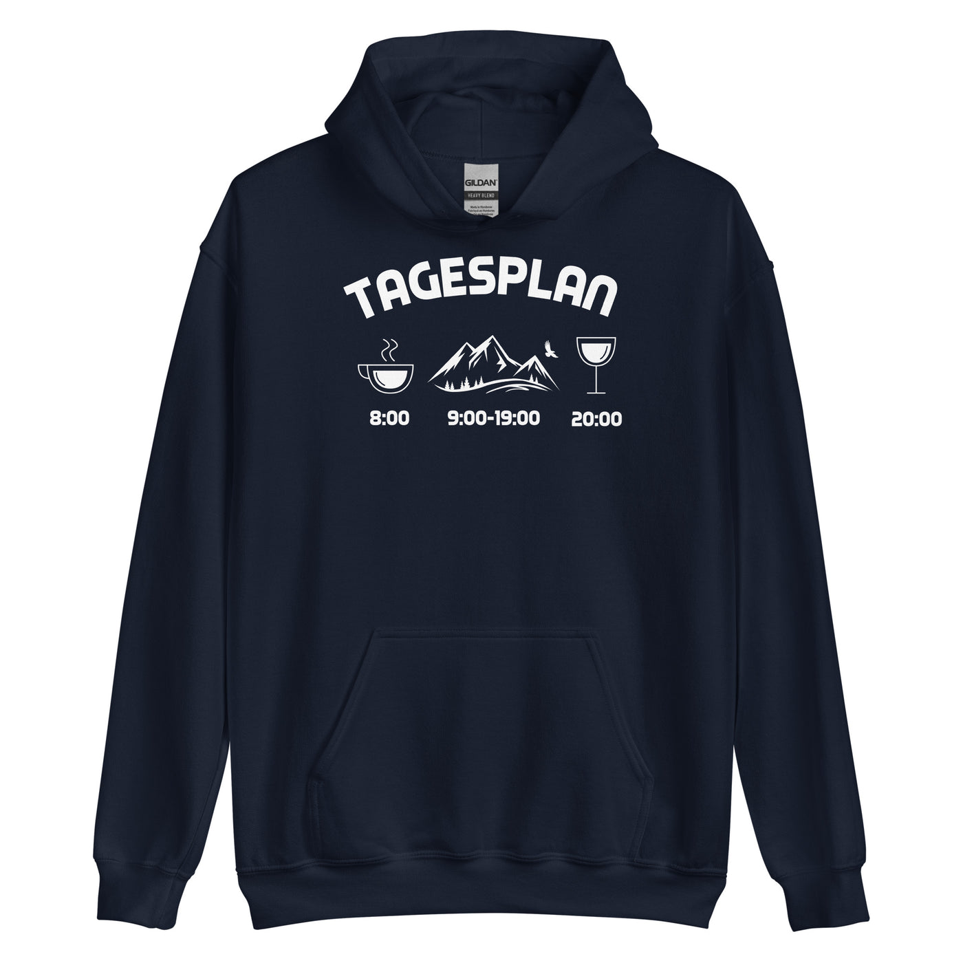 Tagesplan - Unisex Hoodie berge xxx yyy zzz Navy