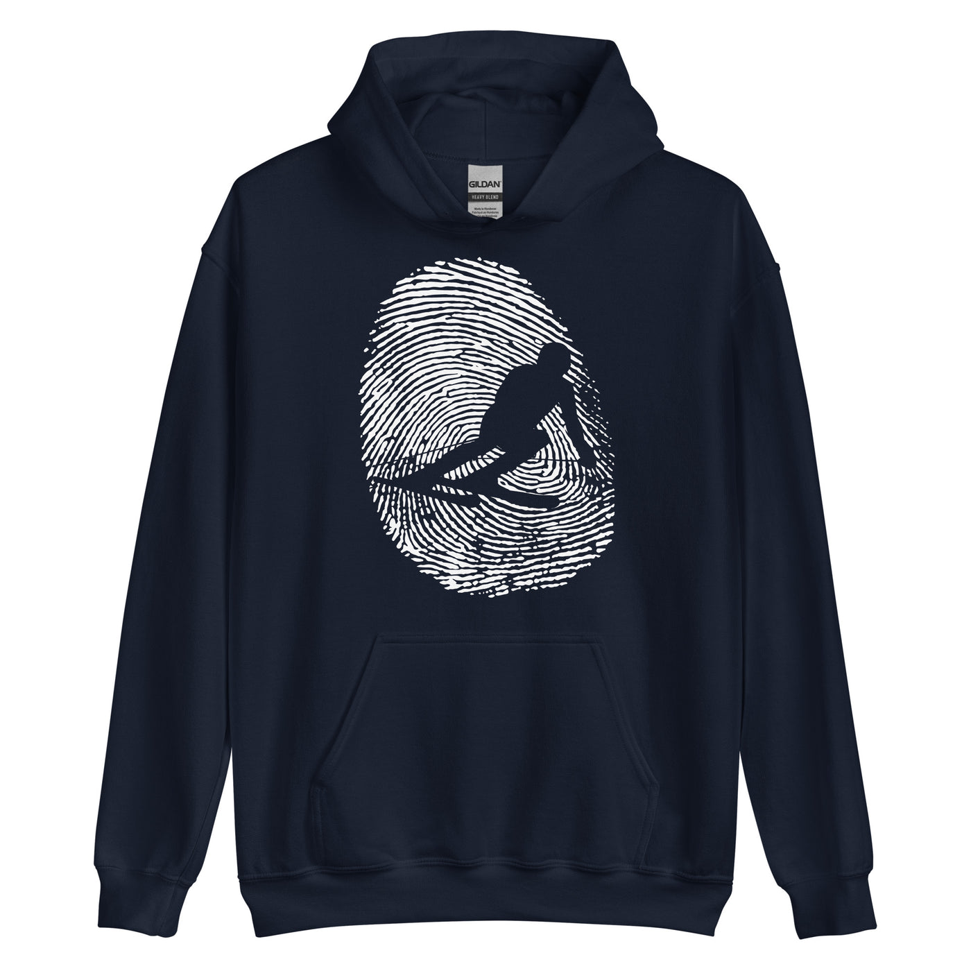 Thumb_Print_-_Skifahren_-_(SK) - Unisex Hoodie klettern ski xxx yyy zzz Navy