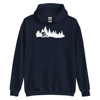 Bäume - Mountainbiking - (M) - Unisex Hoodie xxx yyy zzz Navy