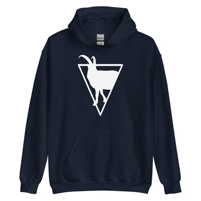 Triagnle - Goat - Unisex Hoodie berge xxx yyy zzz Navy