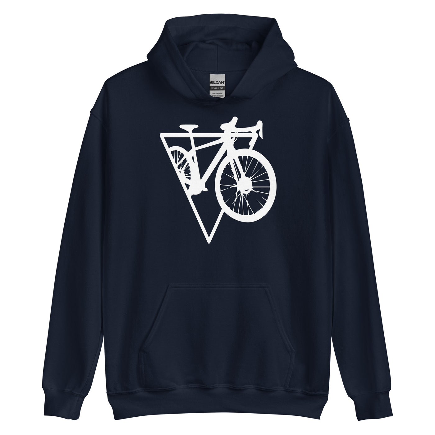 Dreieck - Radfahren - Unisex Hoodie fahrrad xxx yyy zzz Navy