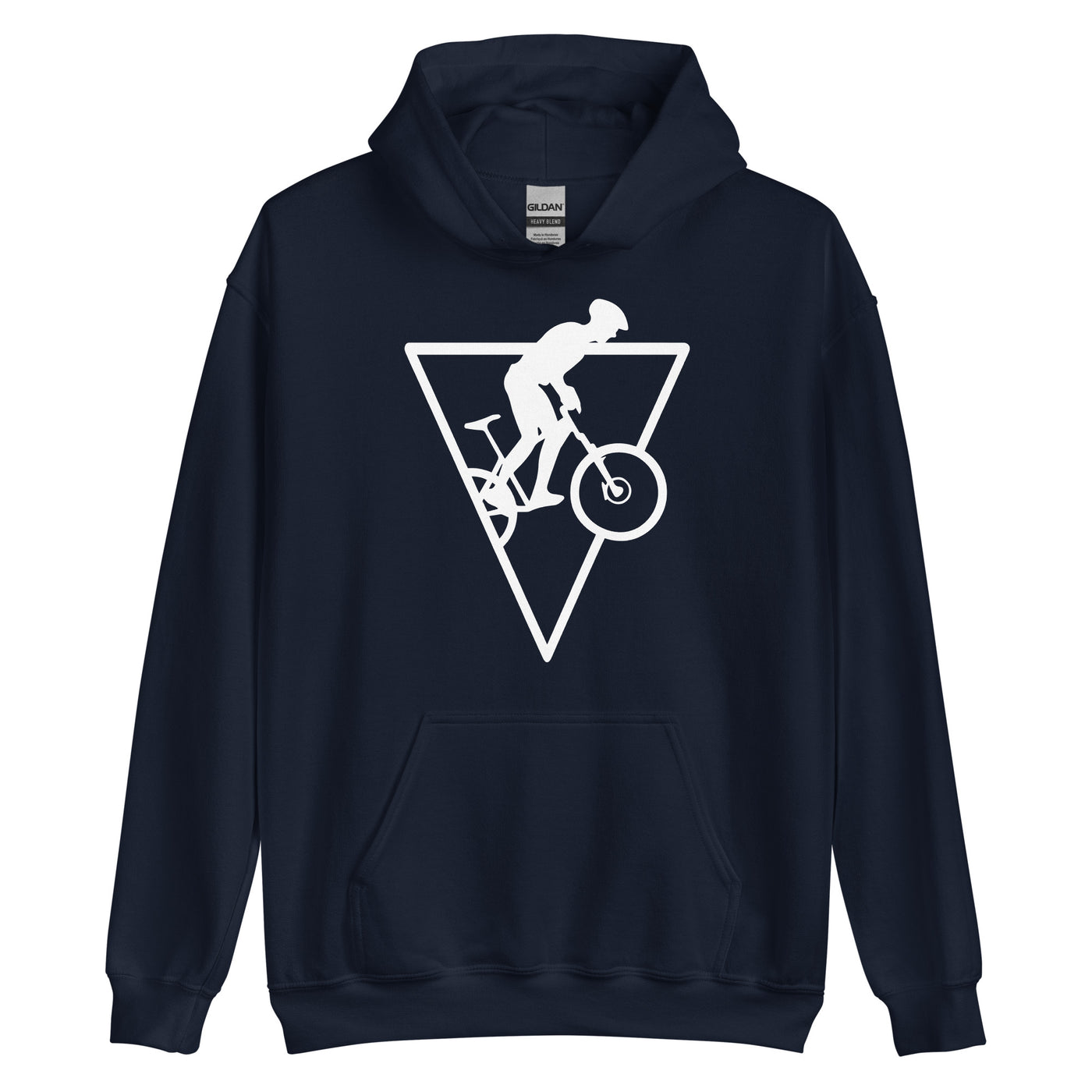 Dreieck - Radfahren - Unisex Hoodie fahrrad xxx yyy zzz Navy