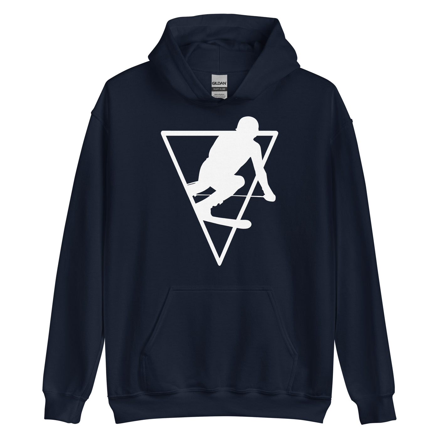 Dreieck - Skifahren - Unisex Hoodie klettern ski xxx yyy zzz Navy