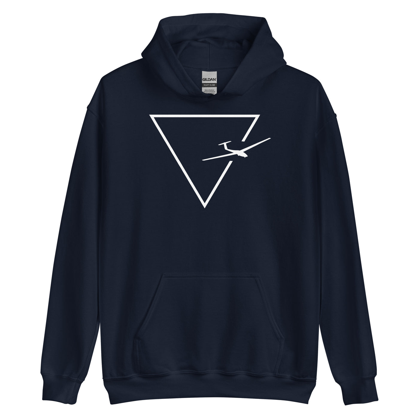 Dreieck 1 und Segelflugzeug - Unisex Hoodie berge xxx yyy zzz Navy