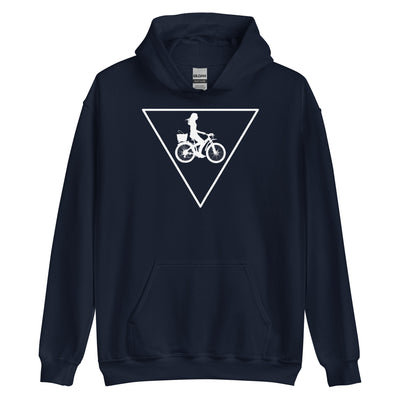 Dreieck und Radfahren - - Unisex Hoodie fahrrad xxx yyy zzz Navy