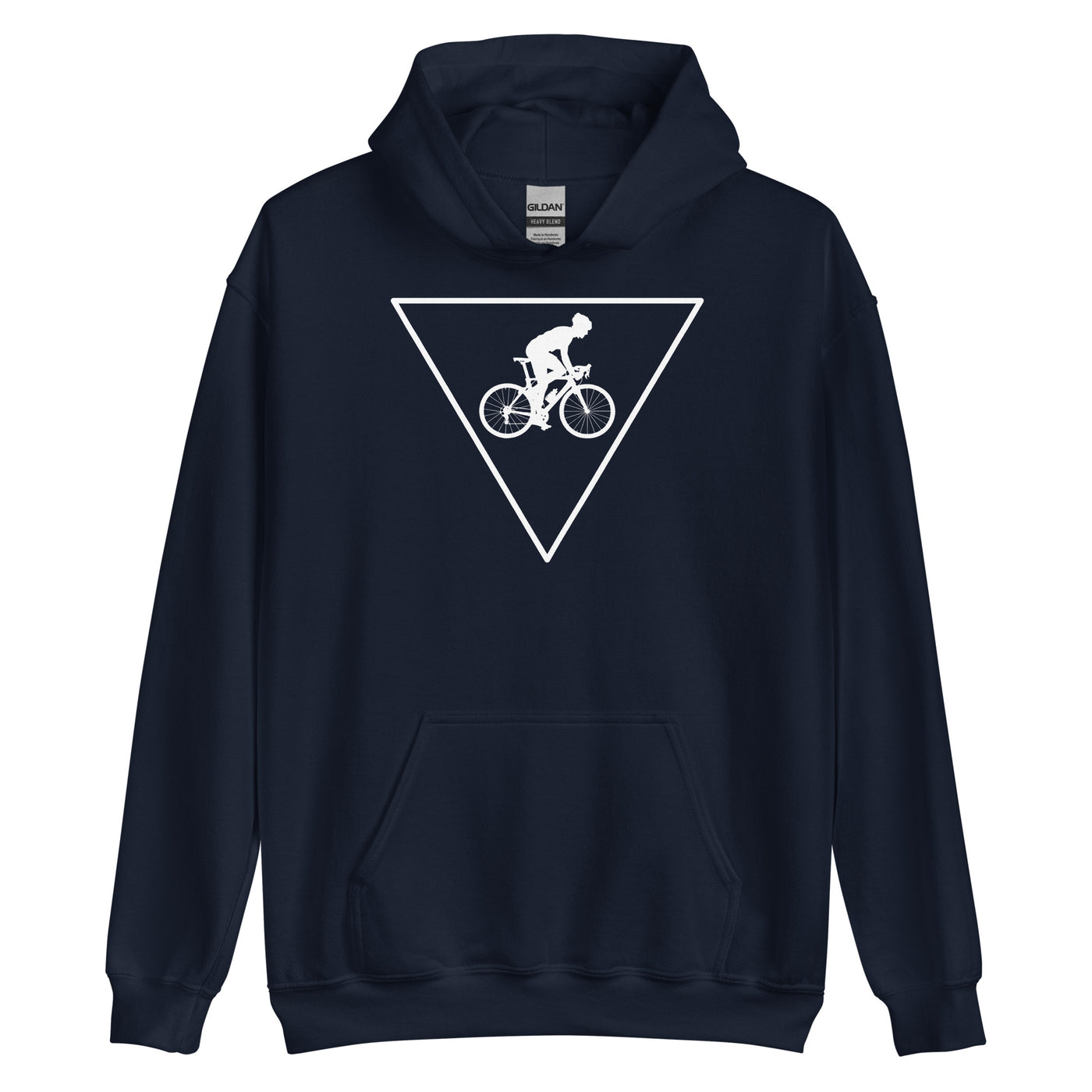 Dreieck und Radfahren - Unisex Hoodie fahrrad xxx yyy zzz Navy