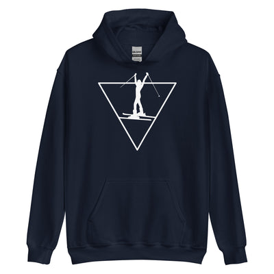 Dreieck und Skifahren - Unisex Hoodie klettern ski xxx yyy zzz Navy