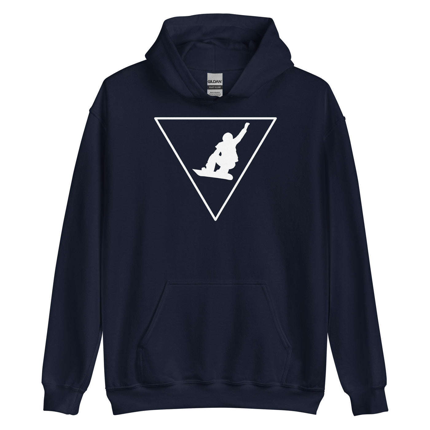 Dreieck_und_Snowboarding_-_(SN)_ - Unisex Heavy Blend Hoodie | Gildan 18500 xxx yyy zzz Navy