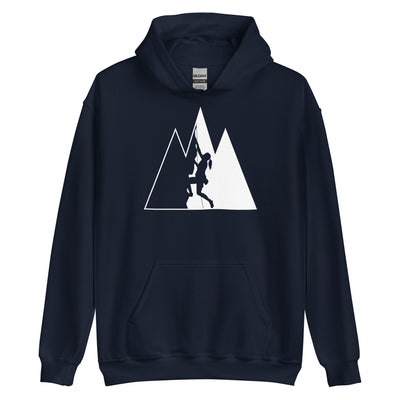 Dreieck Berge und Klettern - Unisex Hoodie klettern xxx yyy zzz Navy