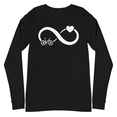 Infinity Heart and Cycling - Longsleeve (Unisex) fahrrad xxx yyy zzz Black