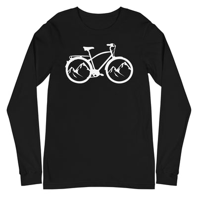 Berge - Radfahren - (17) - Longsleeve (Unisex) fahrrad xxx yyy zzz Black