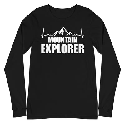 Berge Explorer 1 - Longsleeve (Unisex) berge xxx yyy zzz Black